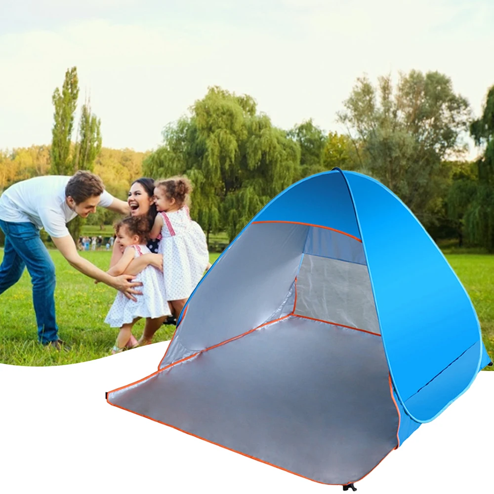 

Beach Tent Waterproof Quick Open Single Layer Camping Awning Tenda Campeggio 3f Ul Gear Tents Kamp Tents Outdoor Camping