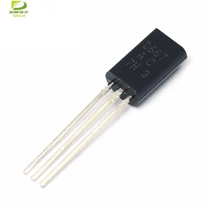 

50PCS/Lot 2SD667 D667 TO-92L Plastic-Encapsulate Transistors Triode