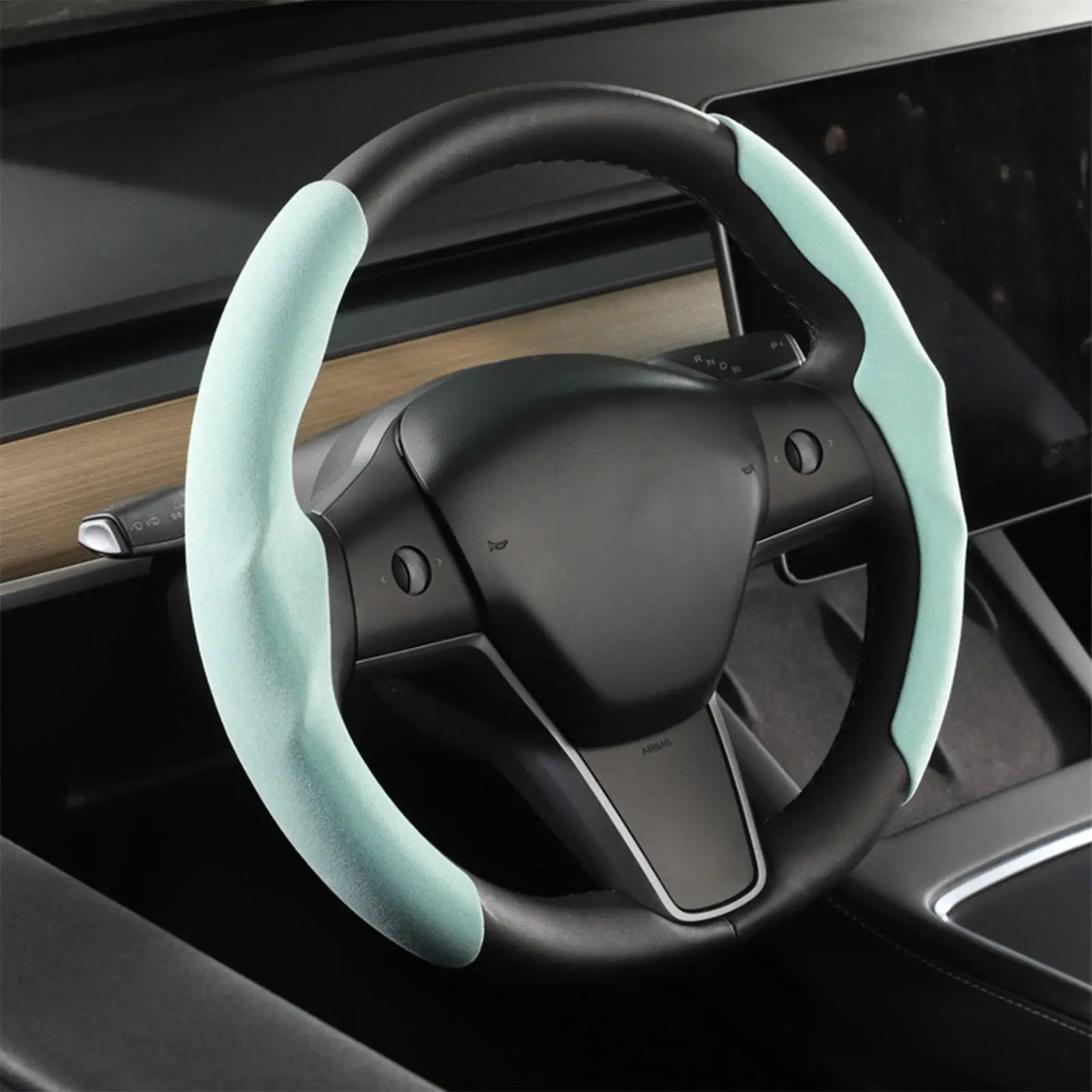 

Car Steering Wheel Cover for Tesla Model 3 Universal Car Anti-slip Wheel Cover Booster Steering Handle Sleeve