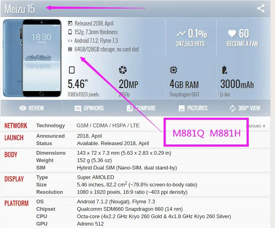 AMOLED FOR Meizu 15 M881Q LCD Display Touch Screen Digitizer Assembly Replacement Accessories For MX M881H