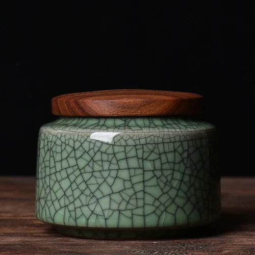 Керамическая чайная банка Celadon