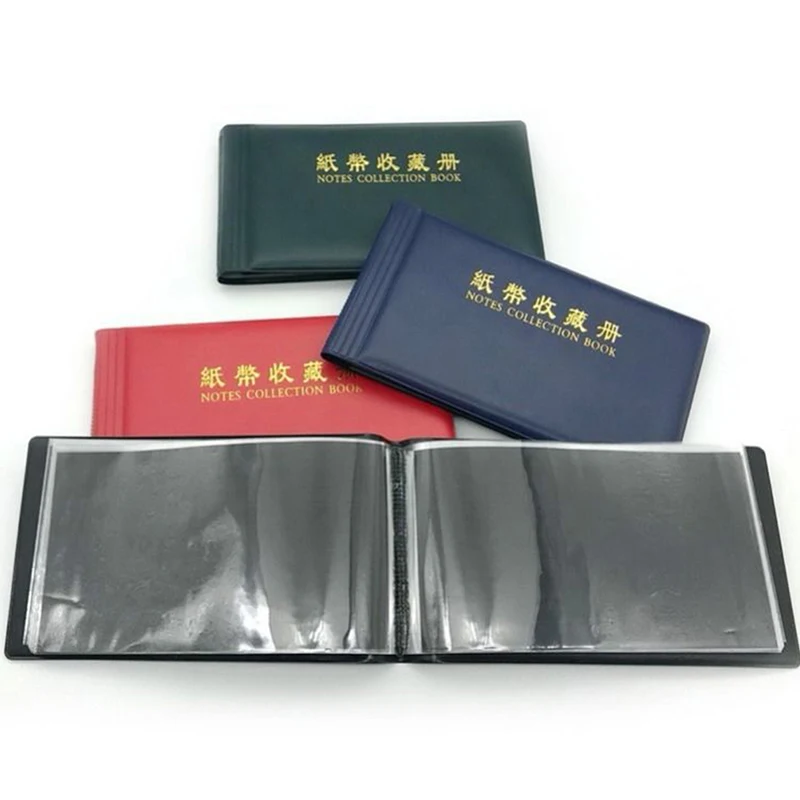 

30 Pages Paper Money Collection Album Collection Pockets Money Banknote for Collector Loose Leaf Sheet Protective Bag