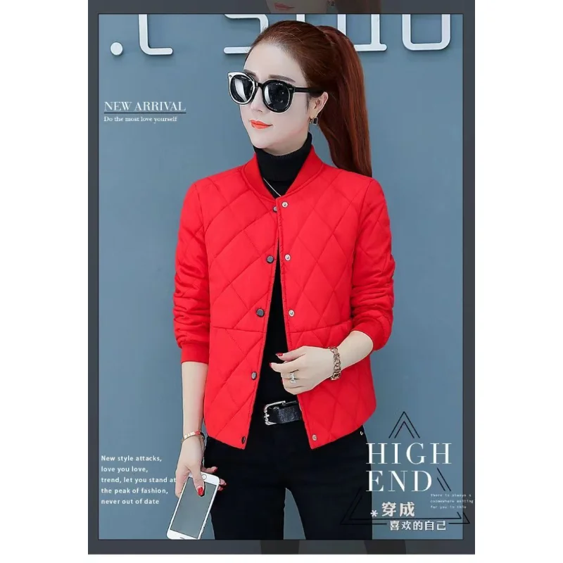 

Small Cotton-padded Jacket Korean Version Light Cotton-padded Jacket 2022 Thin Super Light Female Short New Foreign Style Winter