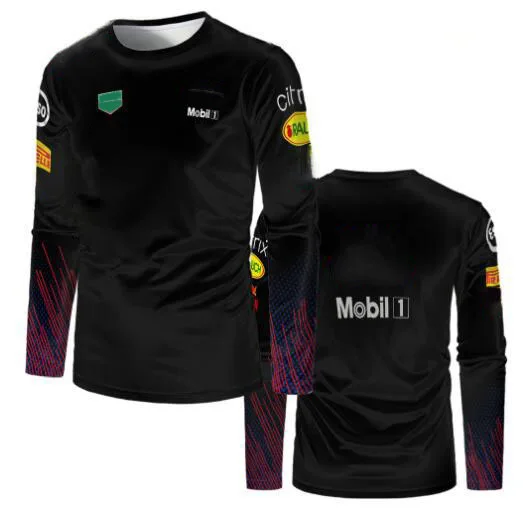 

Футболка F1 racing new F1 с длинным рукавом и круглым вырезом