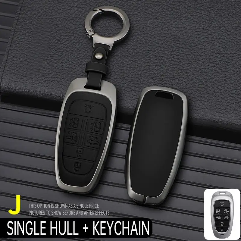 

Чехол Для Ключей Hyundai Sonata Sel Ev 6 Ev 8 IONIQ 5 Nexo DN8 Fe Tucson Staria NX4 Ioniq - Из Оцинкованного Сплава С Кожаным...