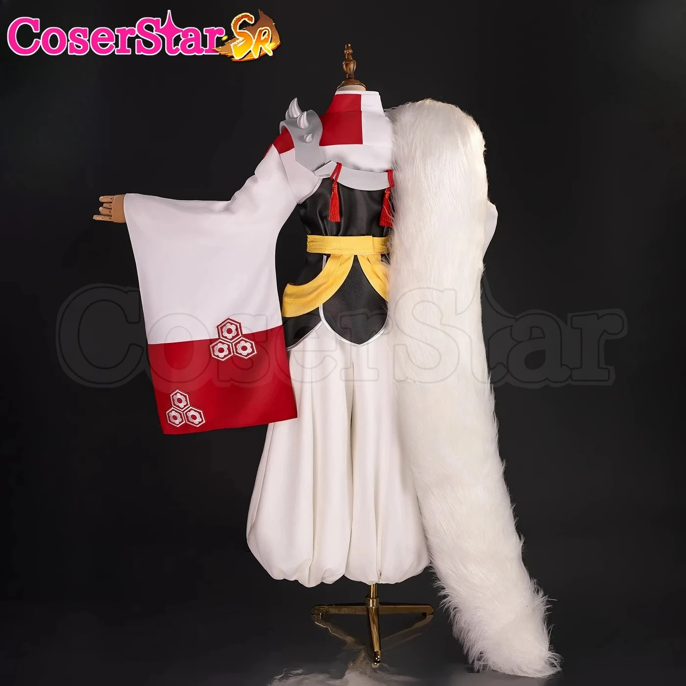 Фото CoserStar-SR аниме Inuyasha Sesshoumaru косплей костюм наряд Хэллоуин карнавал вечерние комиксы ролевые игры униформа парик костюмы №3