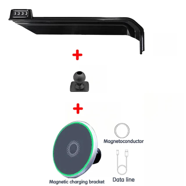

Держатель для телефона Toyota Land Cruiser Prado 250 J300 2024 2025, автомобильный магнит, подставка для беспроводной зарядки, крепление для мобильного телефона, автомобильный MagSafe