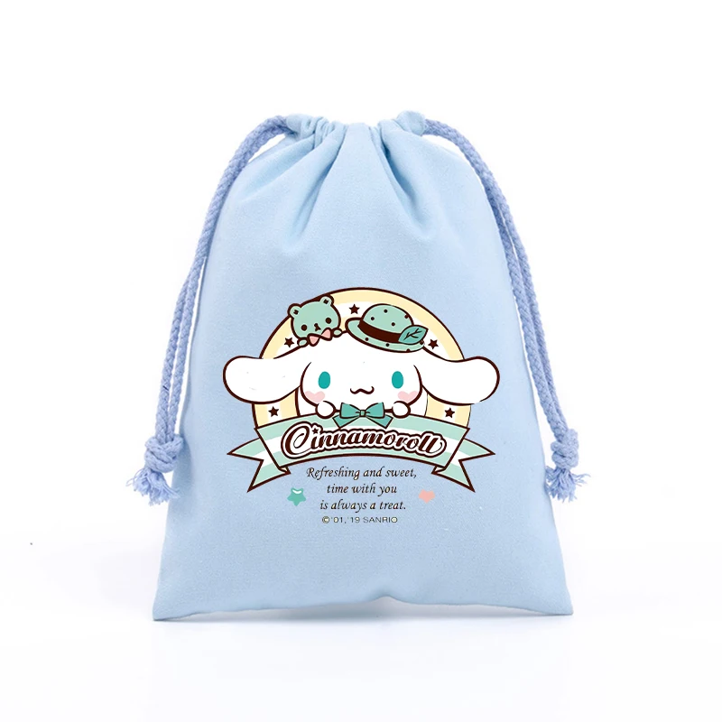 Сумки на шнурке Cinnamoroll органайзер для конфет с принтом аниме Sanrio сумки упаковки