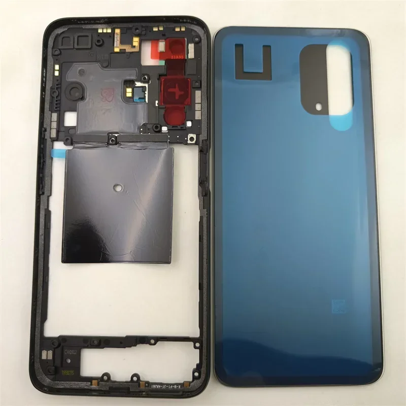 Для OPPO Realme X3 SuperZoom RMX2142 корпус телефона средняя рамка стеклянная задняя крышка