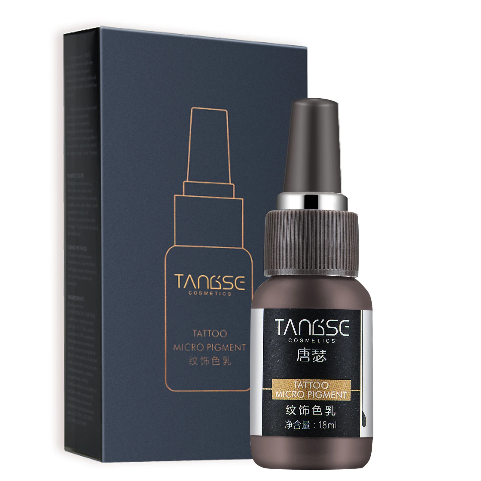 TANGSE 18ml//Bottle Microblading Tattoo Pigment Inks Semi Permanent Makeup Supplies For Eyebrow Lips Eyeliner Pigments