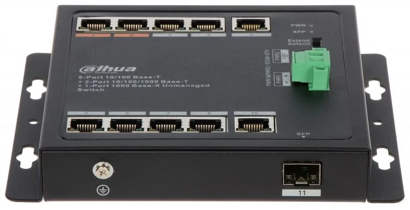 Коммутатор Dahua DH-PFS3111-8ET-96-F 10G 6PoE+ 96W неуправляемый | Компьютеры и офис