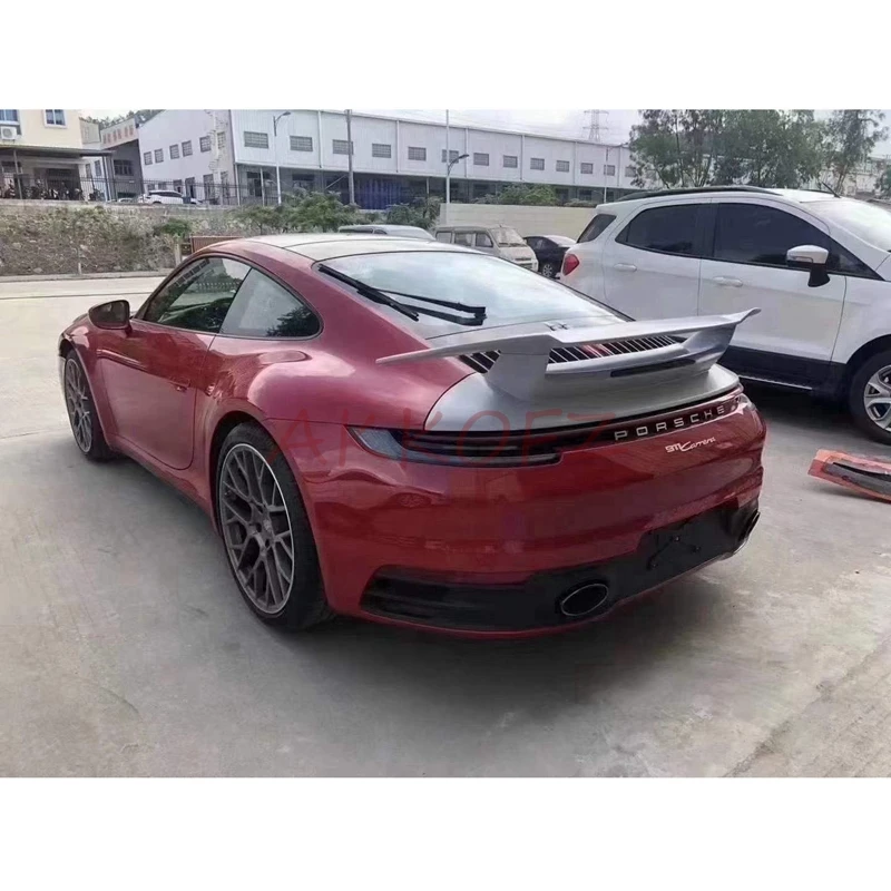 Для Porsche Carrera 911 992 2019 2020 2021 2022 новый спортивный дизайн искусственный авто спойлер