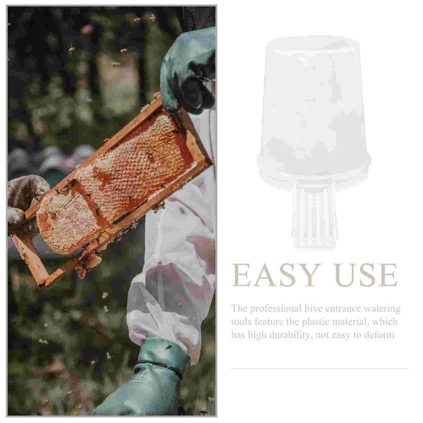 6 шт. гнездо дверь поилка для пчел стаканы улей входная чашка пластиковая