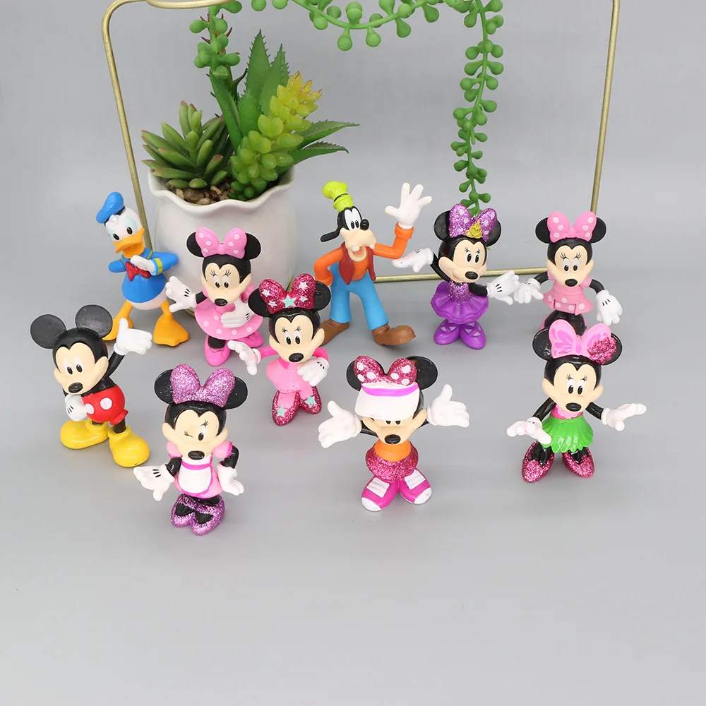 

Anime Peripheral Plastic Donald Duck Bruce Midi Mickey Keychain Toy Doll
