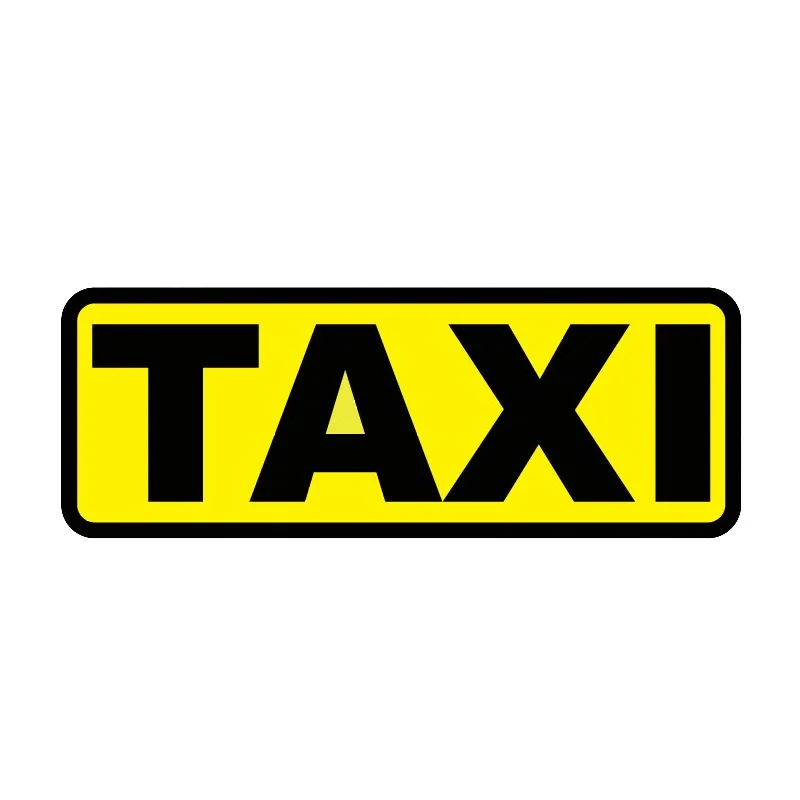

12*4 см, автомобильные наклейки, наклейки со знаком TAXI, автомобильные аксессуары, водонепроницаемые солнцезащитные наклейки