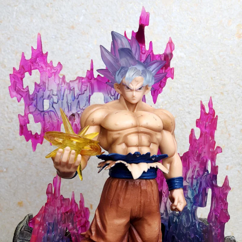 Супер аниме-фигурки Dragon Ball модель GK Ultra Instinct Goku фигурка из серебра migcase No Gokui Key Of