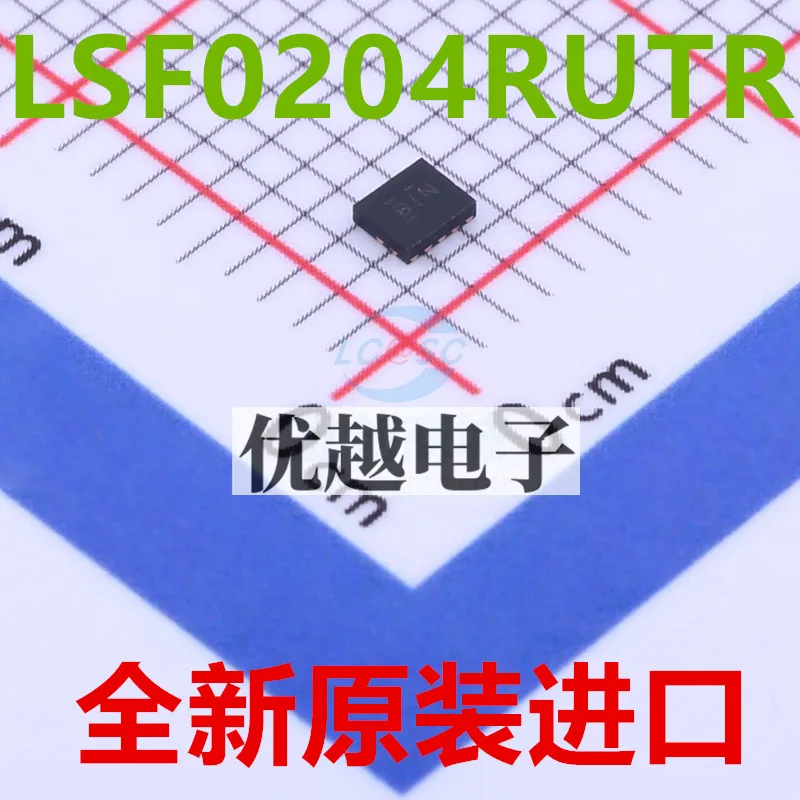 

10pcs New original LSF0204RUTR LSF0204 silk-screen SIN QFN - 12 voltage level converter IC