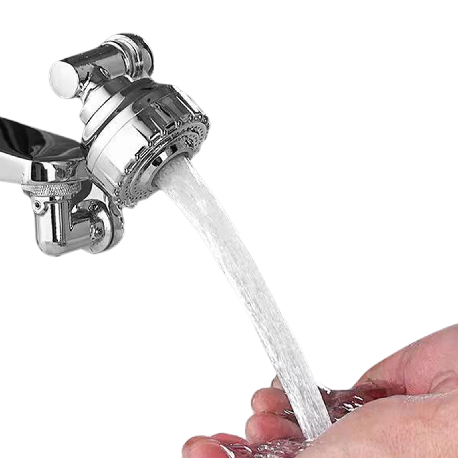 

Faucet Extender 1080 Rotating Splash Filter Faucet Kitchen Sink Faucet Aerator Sink Face Wash Attachment With 2 Water Outlet