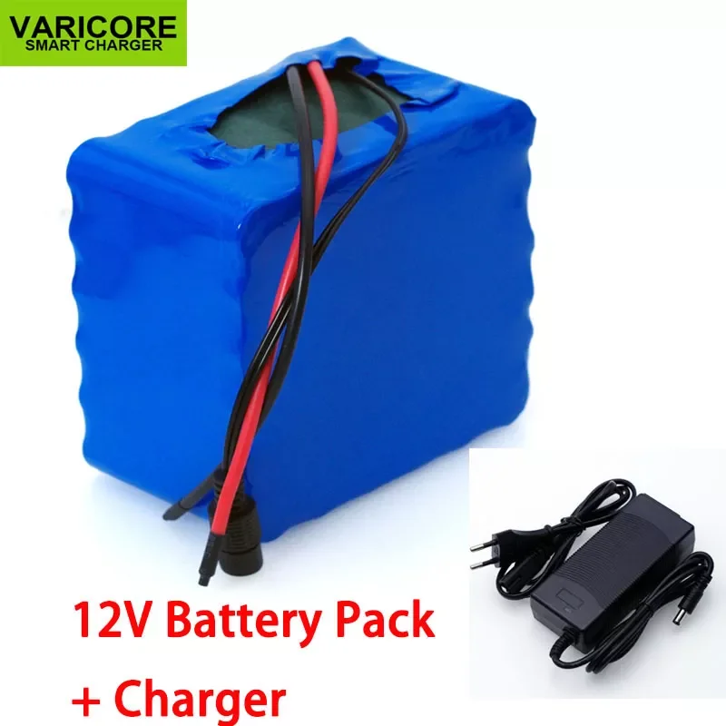 

NEW2023 12V 30Ah 3S12P 11.1V 12.6V High-power Lithium Battery Pack for Inverter Xenon Lamp Solar Street +12.6v 3A Charger