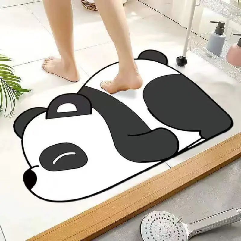 

Cute Cat Dog special-shaped bathroom diatom mud cushion absorbent carpet quick-dry floor mat bathroom door mat non-slip footmat