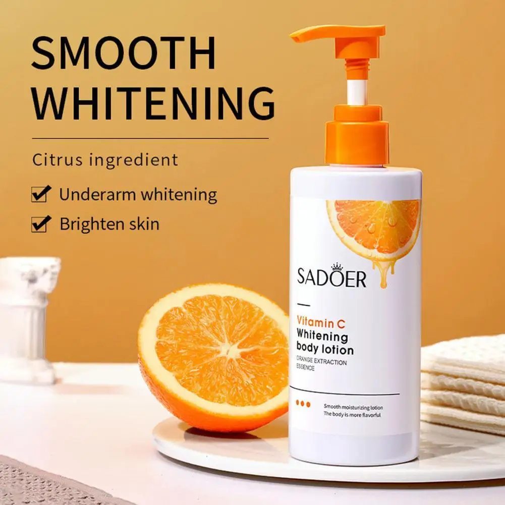 

VC Whitening Body Milk Vitamin C Moisturizing Hydrating Skin Skin Tone Oil Cream Whitening Boby Brightening Control L5G2