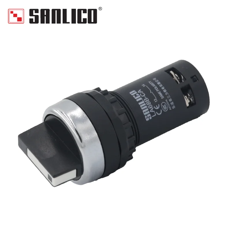 

Селекторный переключатель Поворотный переключатель Ручка переключателя Двух или трехпозиционный SB7 LA68 XB7CD21 CD33 Ø22 мм