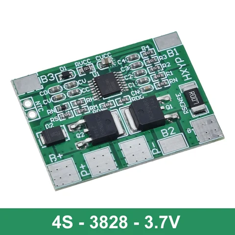 Защитная плата BMS 4S для литиевых аккумуляторов TZT