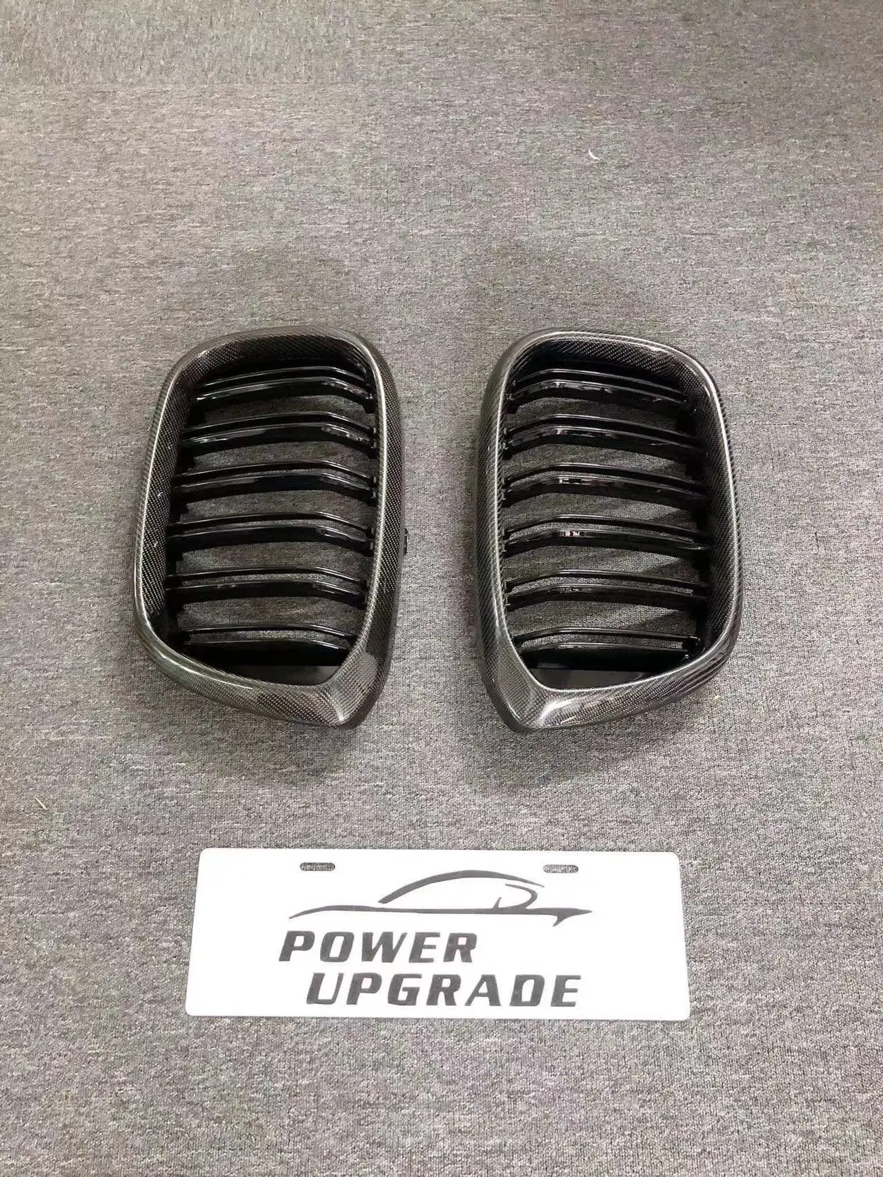 

Carbon Fiber front bumper dual grille carbon parts auto parts For BMW X4M F98 X3M F97 Grille Body Kit Retrofit accessories
