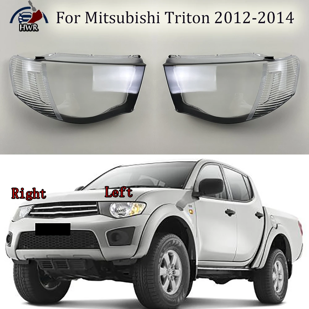 Прозрачная крышка для фары сменный оригинальный абажур из оргстекла Mitsubishi Triton 2012