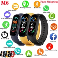 m6 smart bracelet watches men women smart watch heart rate fitness tracking sports bracelet for apple xiaomi android smartwatch
