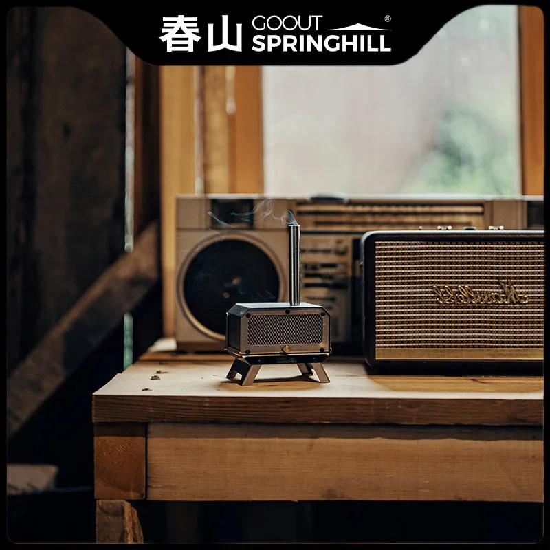 Мини-деревянная печь Goout Springhill уличная курильница для кемпинга тура складная