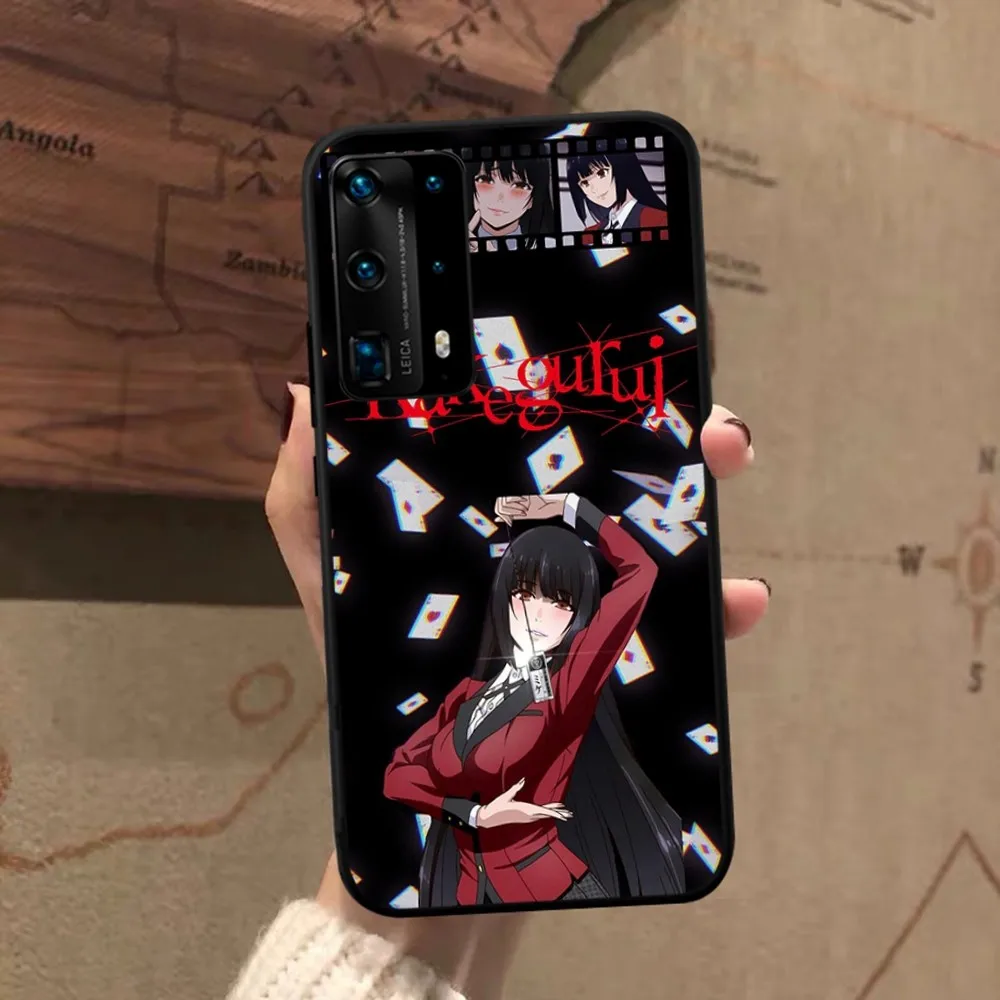 Japanese Anime Kakegurui Jabami Yumeko Phone Case For Huawei P 8 9 10 20 30 40 50 Pro Lite Psmart Honor lite 70 Mate 20lite