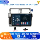 Plus для Toyota Land Cruiser Prado 150 2013-2017, автомобильное радио, мультимедийный видеоплеер, навигация GPS No 2din, 2 Din, Fm, стерео, Wi-Fi