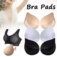 3d push up bra pads bikini insert chest pad small breast sponge swimsuit bra summer chest bra pads inserts cup lift women o4o2