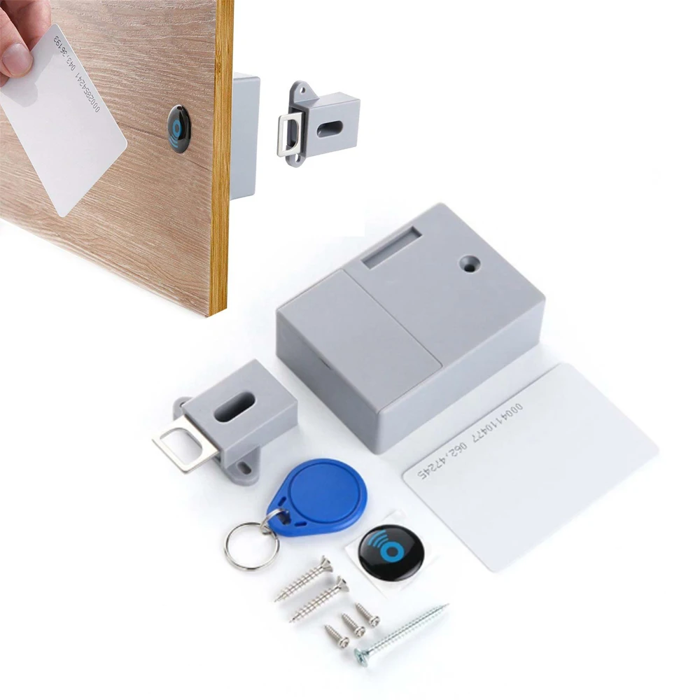 

New-Invisible Hidden RFID Free Opening Intelligent Sensor Cabinet Lock Locker Wardrobe Shoe Cabinet Drawer Door Lock Electroni