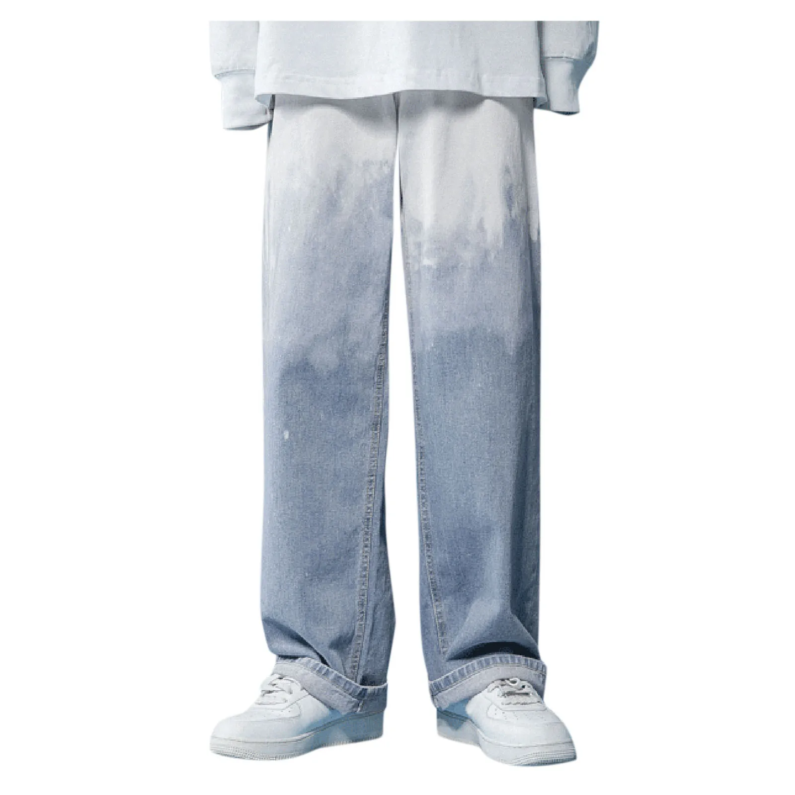 

#22 Men's Fashion Large Size Loose Jeans Street Wide Leg Drop Pants Trousers men clothing vaqueros de hombre pantalon homme ropa