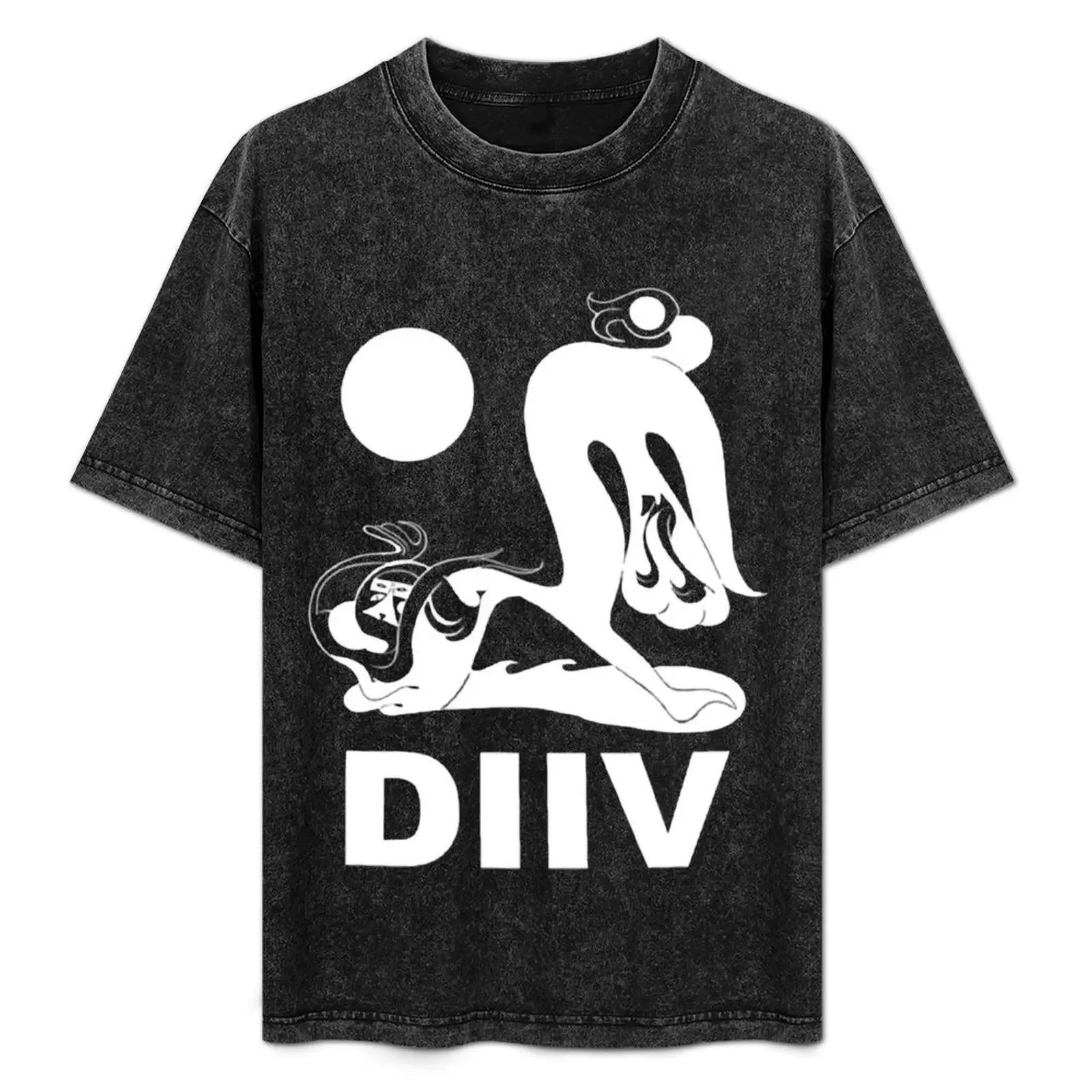 Diiv футболка для мальчиков на заказ белая корейская модная мужская одежда мужские