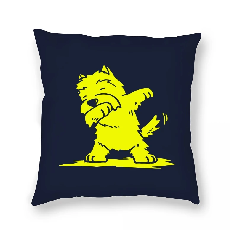 

Funny Dabbing West Highland White Terrier Dog Funny Pillow Case Printed