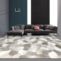 european style silver gray form shell mats living room large area carpet custom 3m wide bedside rug bathroom door carpet tapis