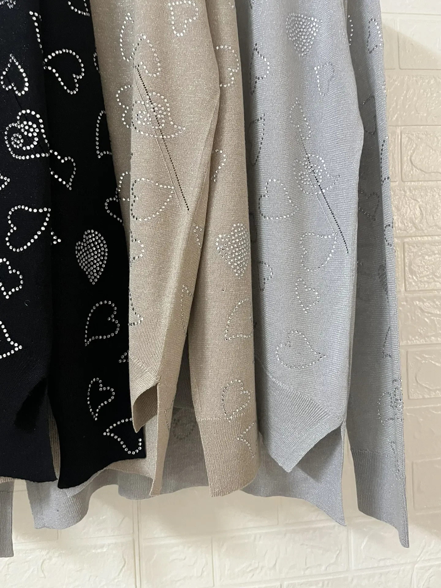 Весенний женский 100% льняной вязаный кардиган в форме сердца с ромбовидным