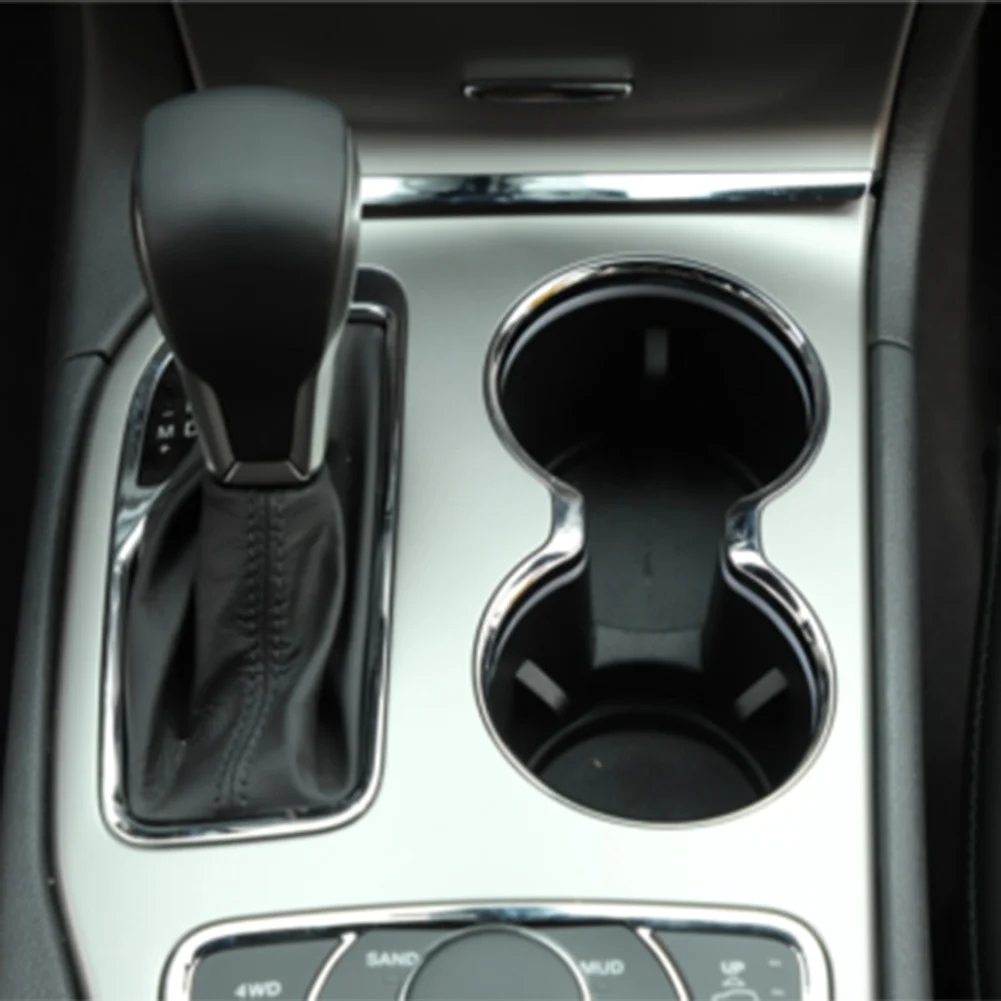 

Cover Front Gear Shift Cup Holder 1pc Car Accessories For Grand Cherokee 2011-2021 High-quality ABS High Quality