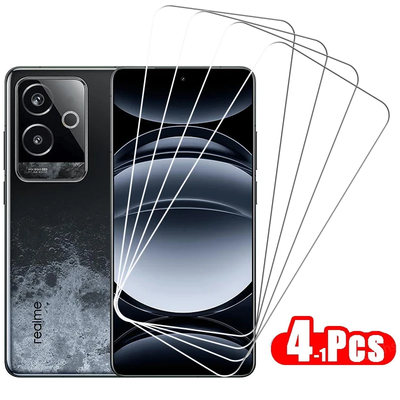 Полностью прозрачное стекло для Realme GT6 китайское закаленное защитная пленка