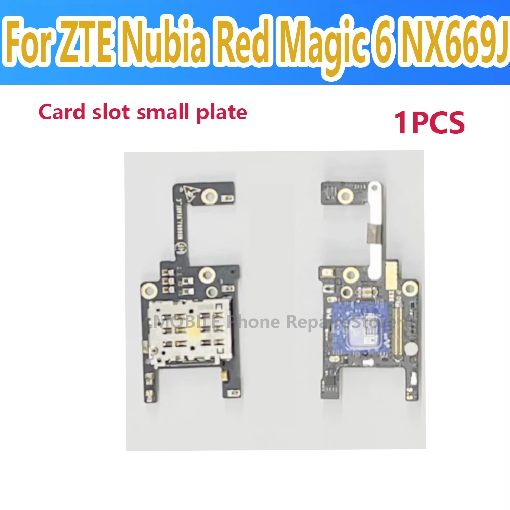Фото Для ZTE Nubia Red Magic 6 6S 6Pro 6S Pro устройство чтения SIM-карт микрофон гибкий кабель замена OEM №5