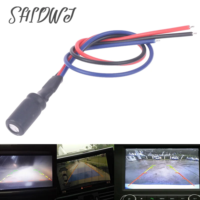 12 В автомобильное реле мощности конденсатор фильтр сигнала Canbus камера заднего