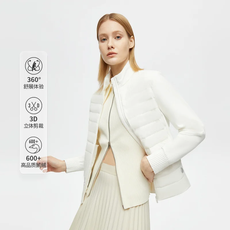 BOSIDENG Современная легкая 600 + гусиный пух комфортная куртка для женщин спортивные