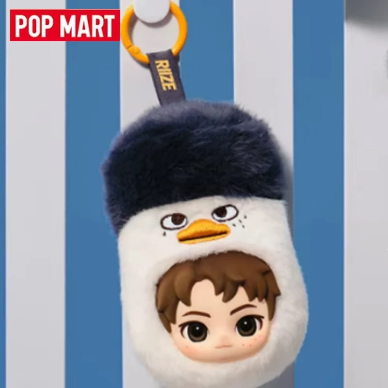 Фото POPMART Riize Fluffy Club Series Мини-сумочка-брелок, сюрприз-бокс, оригинальные игрушки, кукла, милая аниме-фигурка, украшения, подарок №2