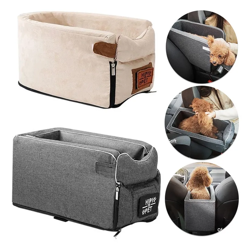 Portable Dog Car Seat Bed 1