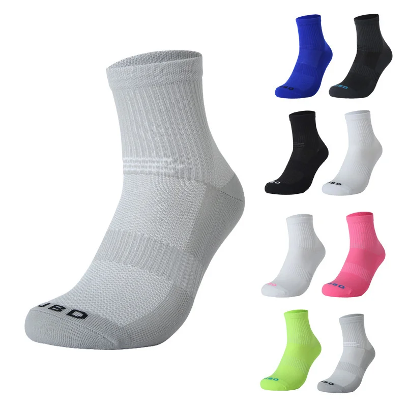 

2023 Socks Sport Outdoor Moisture Men Fitness Cycling Women Running Wicking Quick Drying Breathable Compression Cushioned Crew S