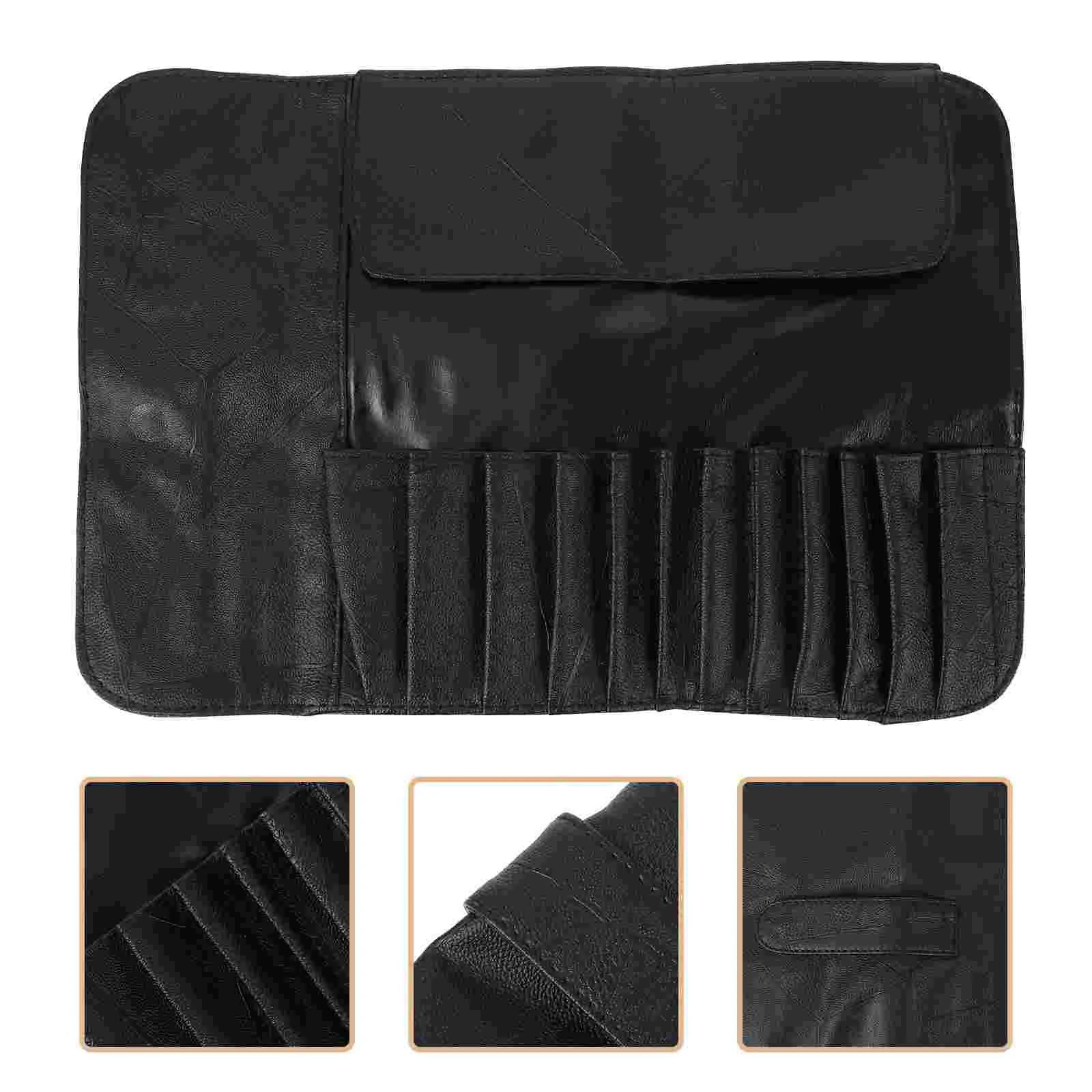 

Makeup Brush Rolling Case Holder Travel Portable Makeup Brushes Organizer
