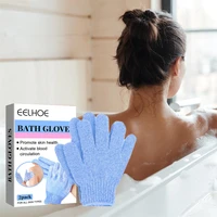 1pair shower mitt scrub gloves exfoliating back skid resistance body massage body wash skin moisturizing spa foam bath glove